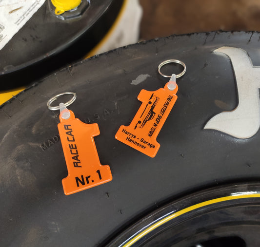 Schlüsselanhänger "Harrys Garage"